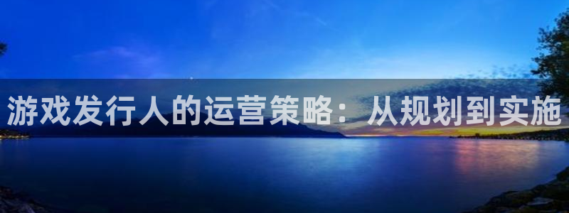 ag街机子猫图片：游戏发行人的运营策略：从规划到实施